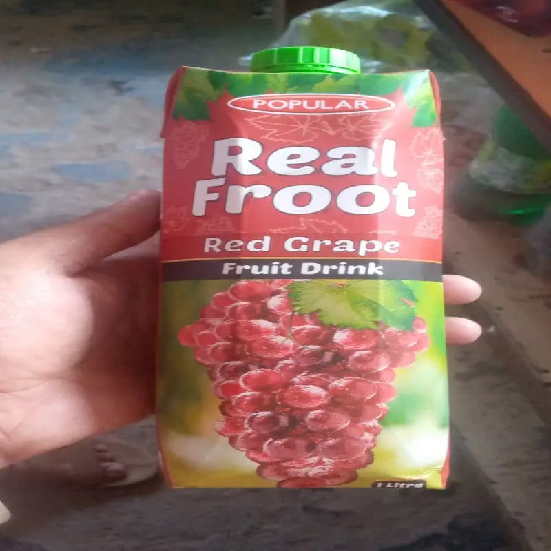Real fruit juice